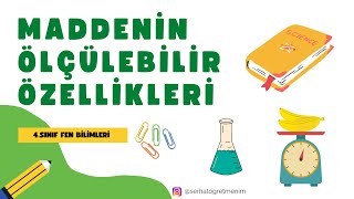 4Sınıf Fen Bilimleri  Maddenin Ölçülebilir Özellikleri  Kütle ve Hacim [upl. by Lanfri]