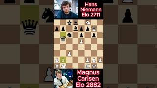 Magnus Carlsen vs Hans Niemann chess 981 [upl. by Burbank441]