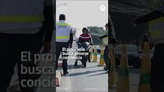 🚨🚔 Aplican alcoholímetro a motociclistas en CDMX [upl. by Adal]