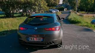 BRERA 32 Q4 stock VS straight pipe [upl. by Gereron]