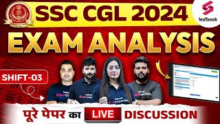 SSC CGL Analysis 2024 Shift 3  SSC CGL 9 September Paper Analysis  SSC CGL Exam Analysis 2024 [upl. by Trinee]