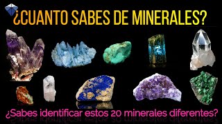 ¿Cuánto Sabes de quot Mineralesquot TestTrivialQuiz [upl. by Assilem]