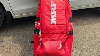 MRF VK 18 LE Kitbag Review  Ultimate Cricket Gear Companion [upl. by Shererd]