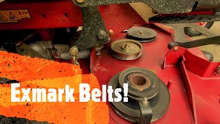 Exmark Radius Belt amp Spring Replacement [upl. by Toh73]