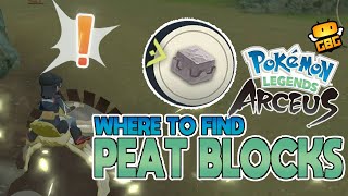 Pokémon Legends Arceus  How to Get Peat Blocks [upl. by Henryetta]