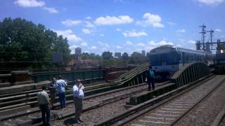 Choque de trenes de TBA en Palermo [upl. by Lemhar]