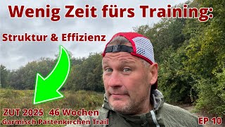 Training bei wenig Zeit  Struktur und Effizienz  ZUT 2025 Garmisch Partenkirchen Trail [upl. by Treulich]