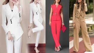 INTERESANTES TRAJES SASTRES PARA MUJER EJECUTIVA❣INTERESTING TAILORED SUITS FOR EXECUTIVE WOMEN💞 [upl. by Padriac]