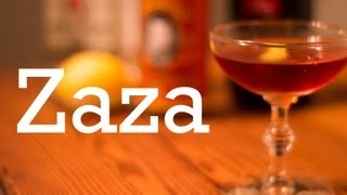 Zaza cocktail from Better Cocktails at Home [upl. by Htezzil222]