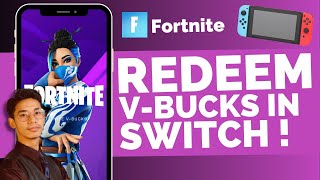 How To Redeem Fortnite VBucks Code In Nintendo Switch 2024 [upl. by Julie]