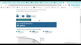 Life Expectancy Calculator UKSteps to follow [upl. by Raamaj]