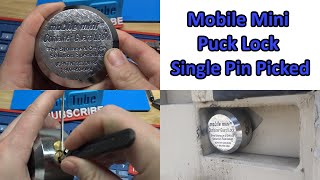 635 Mobile Mini Container Lock Single Pin Picked [upl. by Amzaj442]