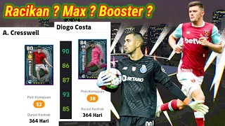 Max Level Nominating Contract Diogo Costa amp A Cresswell terbaru  efootball 2024 mobile [upl. by Meehsar]