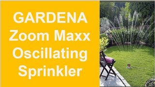 GARDENA ZoomMaxx Oscillating Sprinkler 1 [upl. by Cassiani]