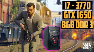 Lets Test GTA 5 on my budget pc  i7  3770  8GB RAM DDR 3  GTX 1650 4GB [upl. by Siravart]