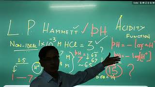 ACIDITY FUNCTION PartI By Prof Kallol K Ghosh MSc III Semester Chemistry Course 15 Unit1 [upl. by Eelarak966]