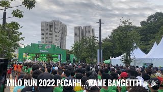 Milo Run 2022 Pecaahhh Rame bangetttt Kerennnn 🎉🎉 [upl. by Brinna]