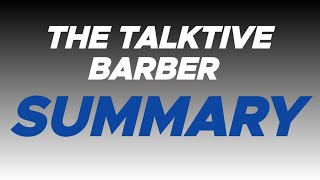 Talkative Barber summary class 5  Talkative Barber summary  Talkative Barber handwritten summary [upl. by Cindy]