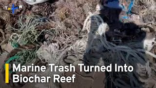 Scientists Create Artificial Reef With Marine Debris  TaiwanPlus News [upl. by Ragan]