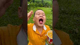 Kid is Hungry 😦 funny mukbang cute food survival eating noodles shortsfeed shorts [upl. by Asela]