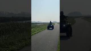 Acceleration of a 450cc quad yamaha kodiak 450cc viralvideo fast fyp motorcycle quads raw [upl. by Aruasi]