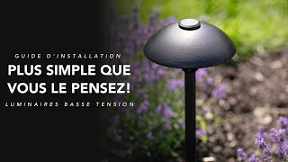 PLUS SIMPLE QUE VOUS LE PENSEZ Guide dinstallation de luminaires paysagers de jardin SNOC [upl. by Ware]