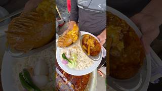 सुनील भाई का फेमस ₹500 वाला बाहुबली थाली streetfood biharimutton food foodie streetfoodideas [upl. by Iba]