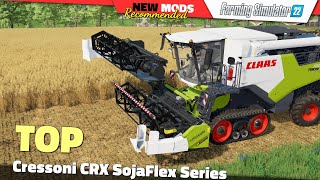 FS22  CRESSONI CRX SojaFlex Series  Farming Simulator 22 New Mods Review 2K60 [upl. by Piks]