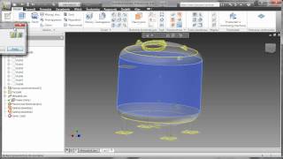 Autodesk Inventor Wyznaczanie objętości  2 [upl. by Scrogan947]