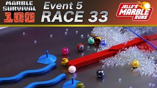 Marble Race Marble Survival 100  Race 33 [upl. by Aihtennek100]