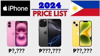 IPHONE PRICE LIST PHILIPPINES 2024 [upl. by Olsson]