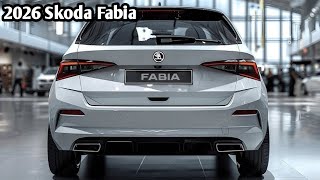 All New 2026 Skoda Fabia Unveiled  Hatchback With Great Engine And Performance [upl. by Arol31]