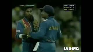 CHAMINDA VAAS 219 VS INDIA  SHARJAH IN 1998 [upl. by Leahcimaj]