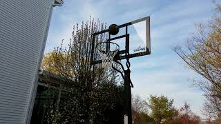 Spalding 60 inch acrylic basketball hoop [upl. by Viafore]