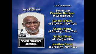 Ernest Emmanuel James Sr long [upl. by Bedwell375]