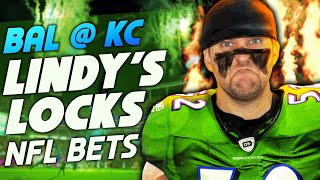 NFL Picks Week 1 RavensChiefs Thursday Night Football 95  Lindys NFL Locks [upl. by Walli234]