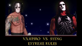 WWE 2K23 Vampiro vs Sting WCW [upl. by Stryker]