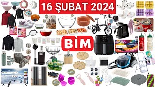 RESMİ KATALOGDAN ✅ BİM 16 ŞUBAT 2024  MUTFAK ÇEYİZ EŞYALARI  BİM İNDİRİM Bim Aktüel Kampanyaları [upl. by Ilenay]