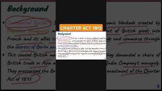 Background of Charter Act 1813  Polity  Part8  Laxmikant polityshorts [upl. by Atnauqahs]