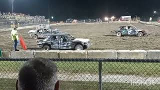 Lawrence ks demolition derby bone stock 2024 [upl. by Enitsrik]