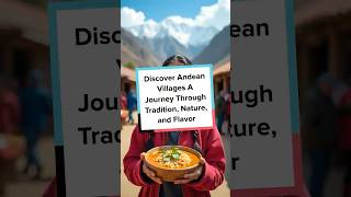 Discover Andean Villages A Journey Through Tradition Nature and Flavor [upl. by Ahlgren682]