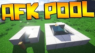 THE BEST AFK POOL IN MINECRAFT [upl. by Auqinahs]