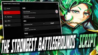 The Strongest Battlegrounds script – Speed Hub X [upl. by Abbotson]