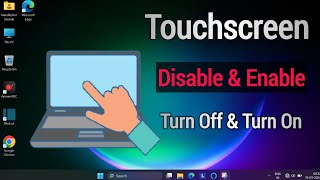 How to Disable And Enable Touch Screen on Windows Laptop  Touchscreen Disable [upl. by Nollek689]