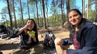 Camping Trip To Nuuksio Day 1  Empty Mind Travel  Summer diaries 2024 [upl. by Avner]