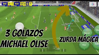 3 GOLAZOS Michael oliseEfootball 2425Fútbol24Una Zurda Magica goal 😱😱😱 [upl. by Wrand]