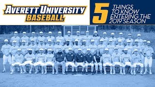 2019 Averett Baseball Preseason Preview [upl. by Chessa]