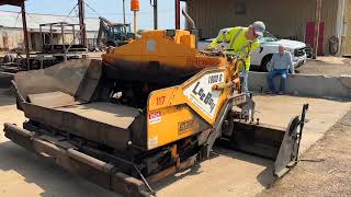 Lot 1071  2013 VOLVOBLAWKNOX P7110 Wheeled Asphalt Paver 20 laydown width [upl. by Lemak]