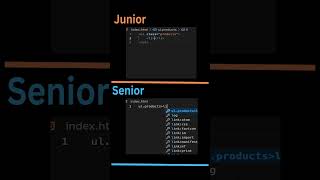 junior vs senior developer programming [upl. by Eiluj60]