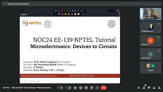 Week2 Tutorial Microelectronics Devices to Circuits  NPTEL NOC24 EE139 Y2024 [upl. by Ellertnom]